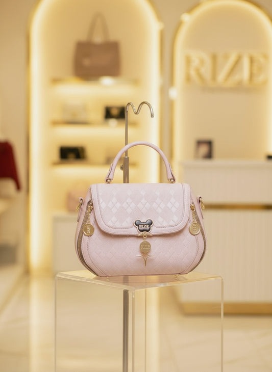 The Perfect Pink Soft Leather Crossbody Bag - RIZE.OFFICIAL