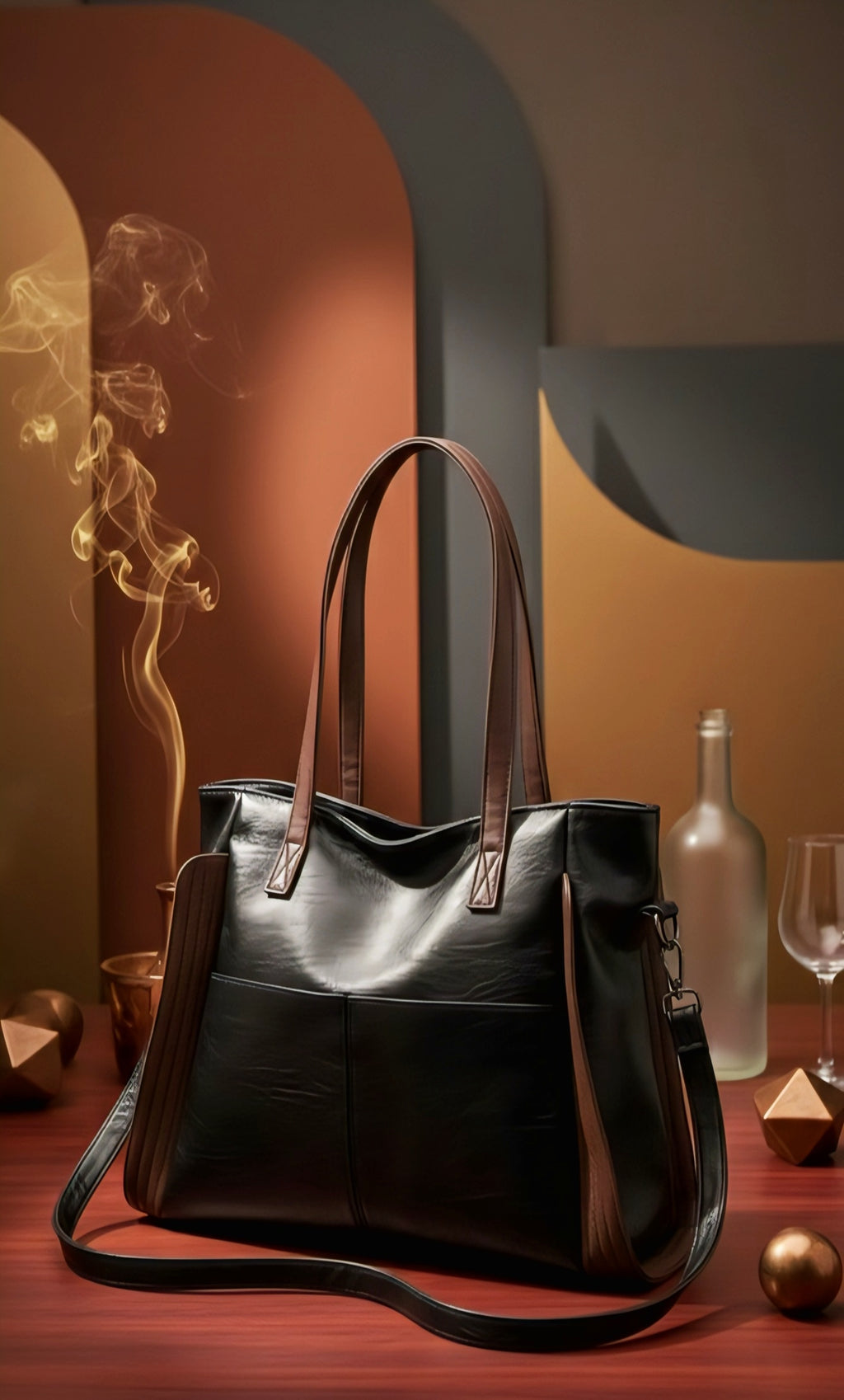 LuxeCraft|Premium Leather Tote  |Elegance for Every Day