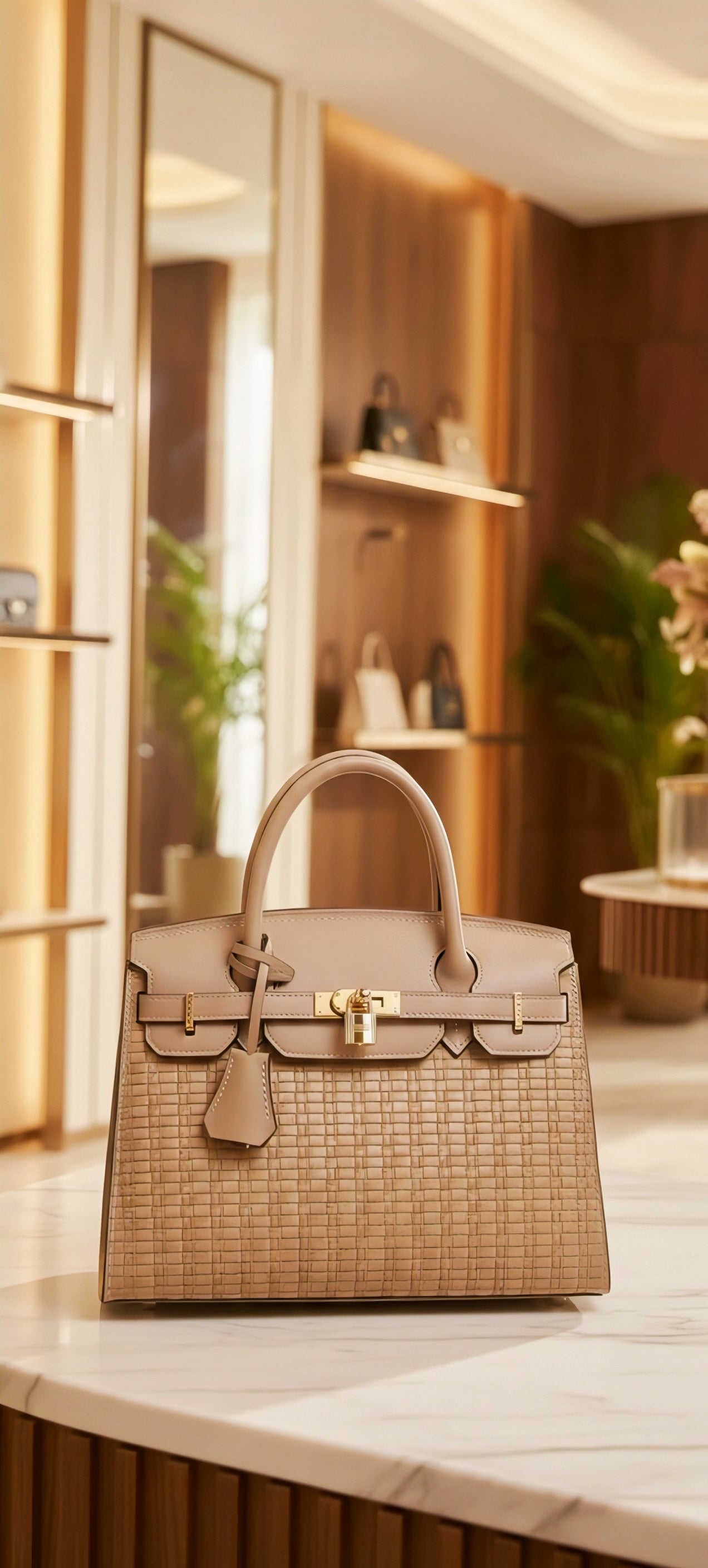 Opulent Weave Signature Bag