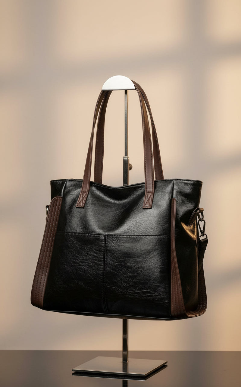 LuxeCraft|Premium Leather Tote  |Elegance for Every Day - RIZE.OFFICIAL