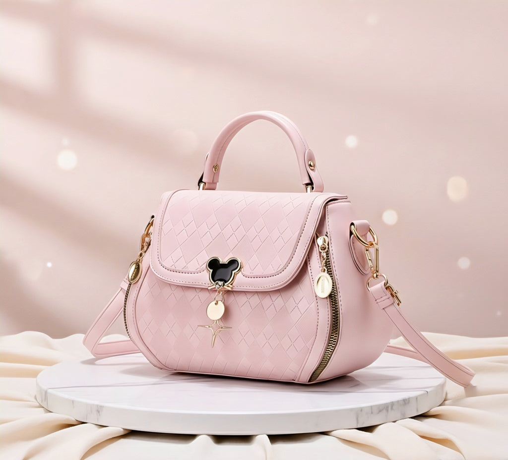 The Perfect Pink Soft Leather Crossbody Bag