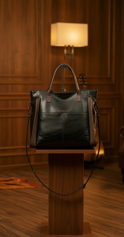 LuxeCraft|Premium Leather Tote  |Elegance for Every Day - RIZE.OFFICIAL