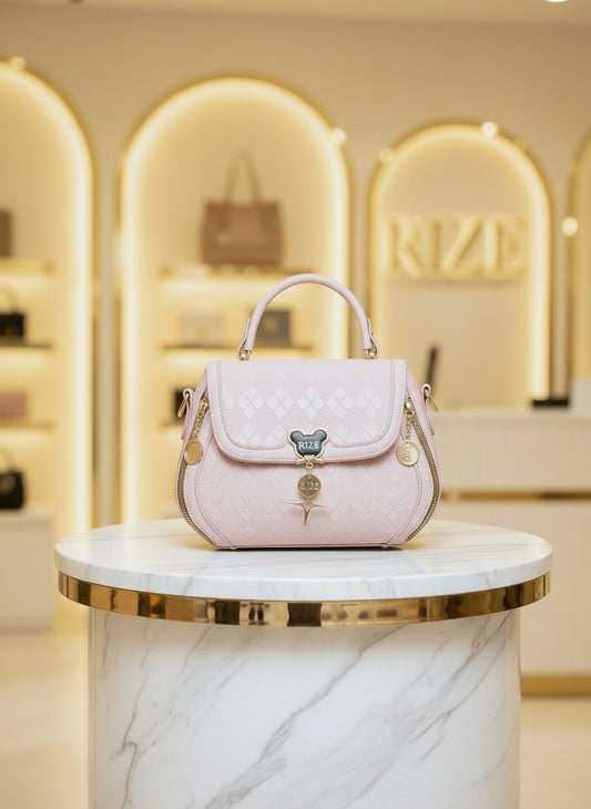 The Perfect Pink Soft Leather Crossbody Bag - RIZE.OFFICIAL